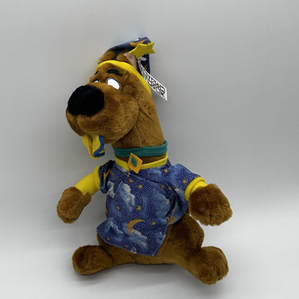 Scooby-Doo Wizard Plush 14" Cartoon Network Stuffed Animal Vintage